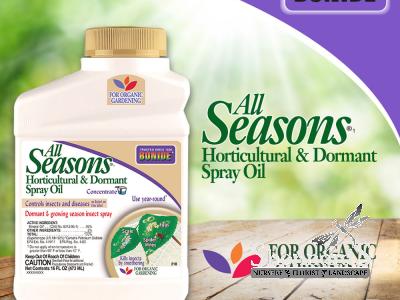 Bonide All Seasons® Horticultural Oil Concentrate, 16oz. Concentrate Insecticide & Fungicide 16 oz