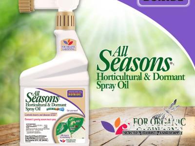 Bonide All Seasons® Horticultural Oil Concentrate, 32oz. Concentrate dsc Insecticide & Fungicide 32 oz