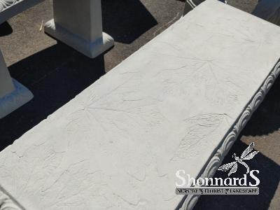 Concrete Leaf Bench #903