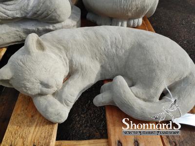 An image of Concrete Laying Cat #174