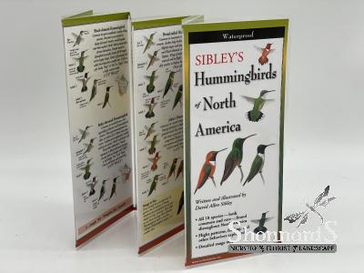 Folding Guide Hummingbirds of N. America 9" x 4" (unfolds to 24")