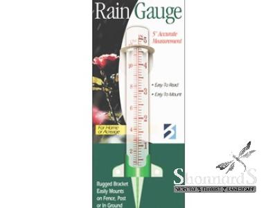 EZ Read Rain Gauge W/ Brackets and Pointed Bottom