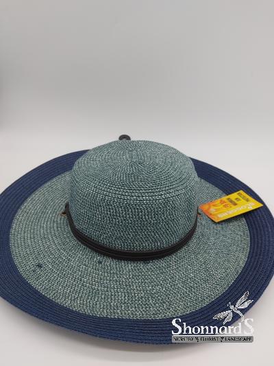 An image of Wide Brim Hat Grey Blue